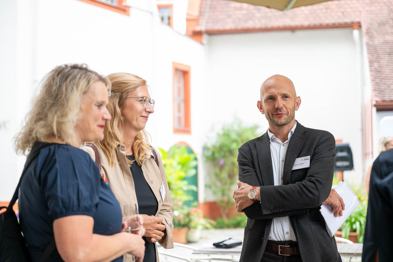 LTV-Präsident Dr. Meyer im Gespräch