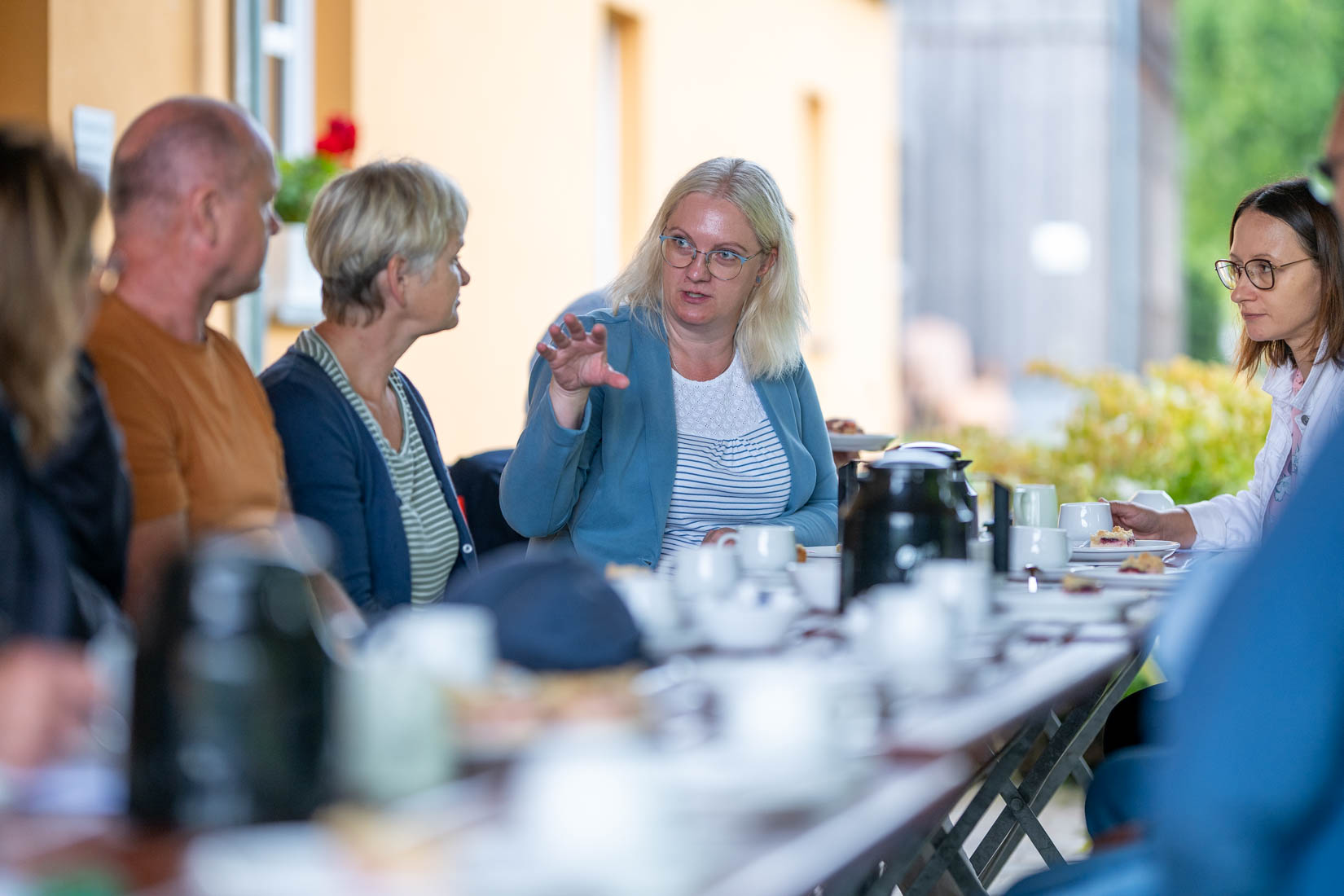 Frau Kubasch bei Ihren Ausführungen zum Thema LEADER-Förderung