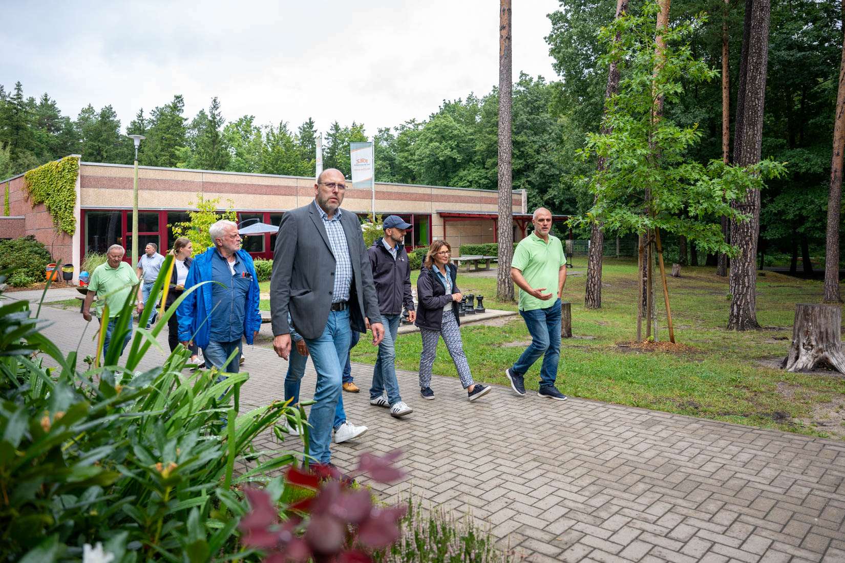 dritte Station der Sommertour: KiEZ am Braunsteich in Weißwasser