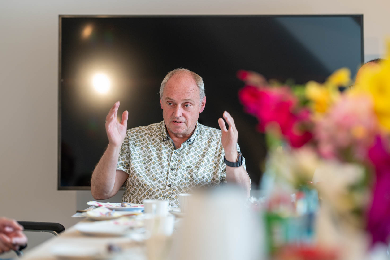 Dirk Eidtner, Amtsleiter bei der Stadt Bad Muskau bei seinen Ausführungen