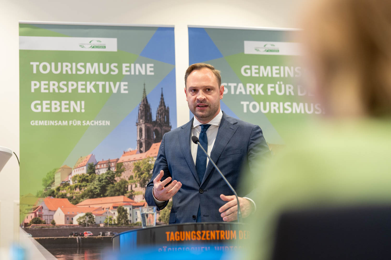 LTV-Präsident Alexander Dierks am Rednerpult