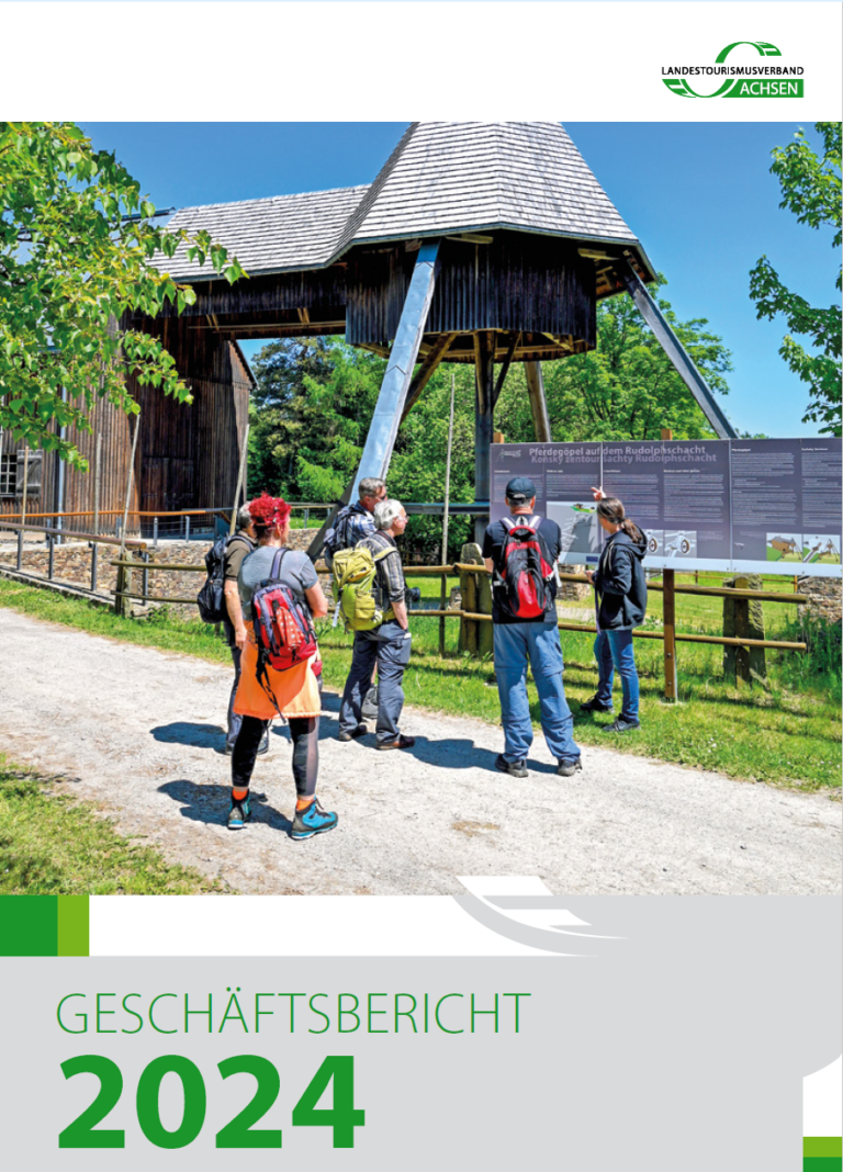 Titelbild Geschäftsbericht 2024, Pferdegöpel Marienberg