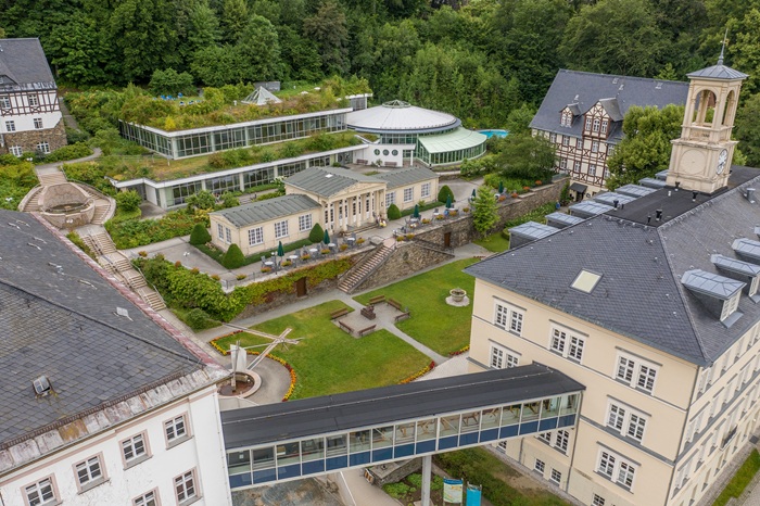 Luftaufnahmen Thermalbad Wiesenbad